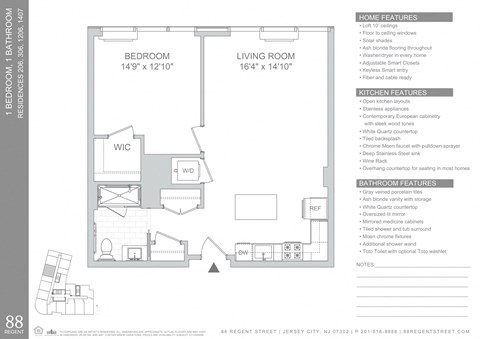 88 Regent Street Studio-2 Beds Apartment for Rent - Photo Gallery 57